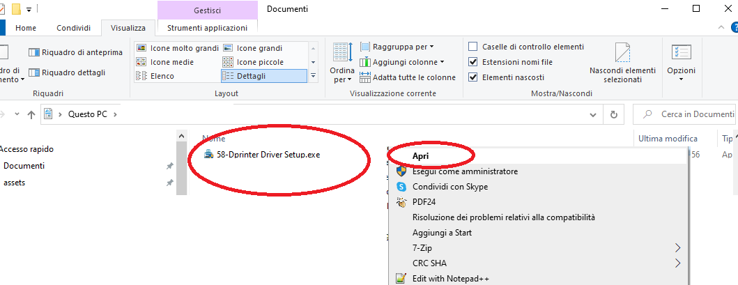 Come eseguire driver installazione