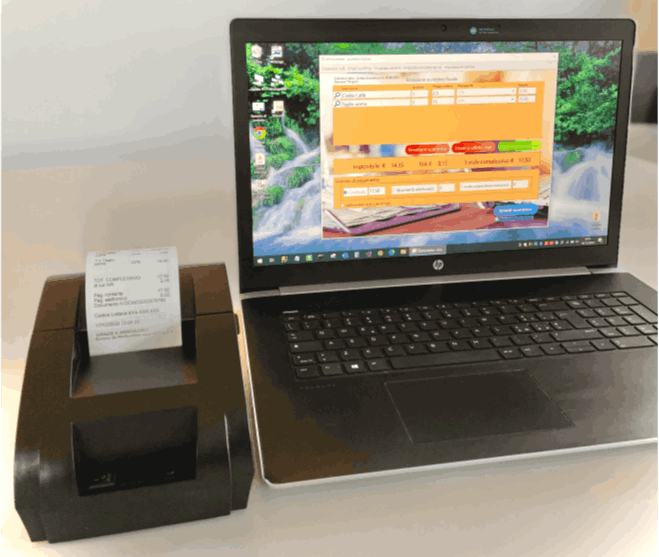 Registratore di cassa virtuale per computer windows